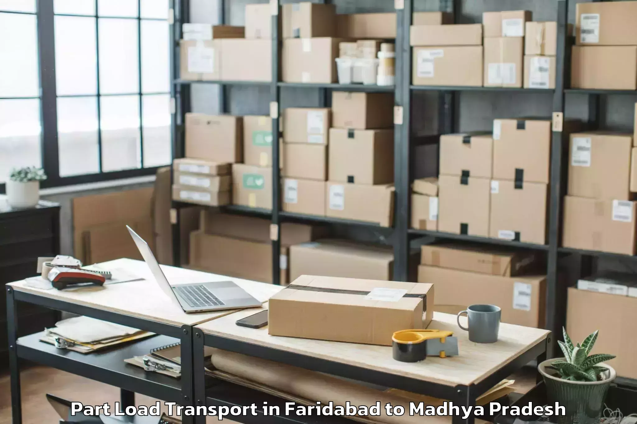 Leading Faridabad to Gormi Part Load Transport Provider